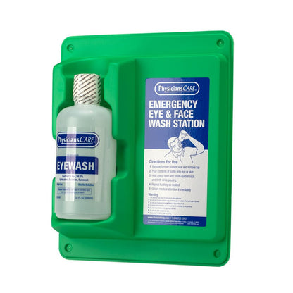 First Aid Only Eyewash Station, Single 32 oz. Screw Cap Bottle (Case of 6)