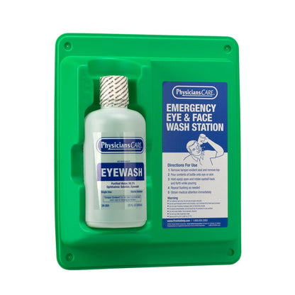 First Aid Only Eyewash Station, Single 32 oz. Screw Cap Bottle (Case of 6)