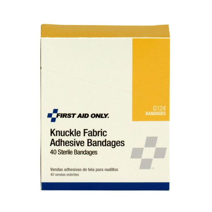 First Aid Only Fabric Knuckle Bandages, 40 Per Box