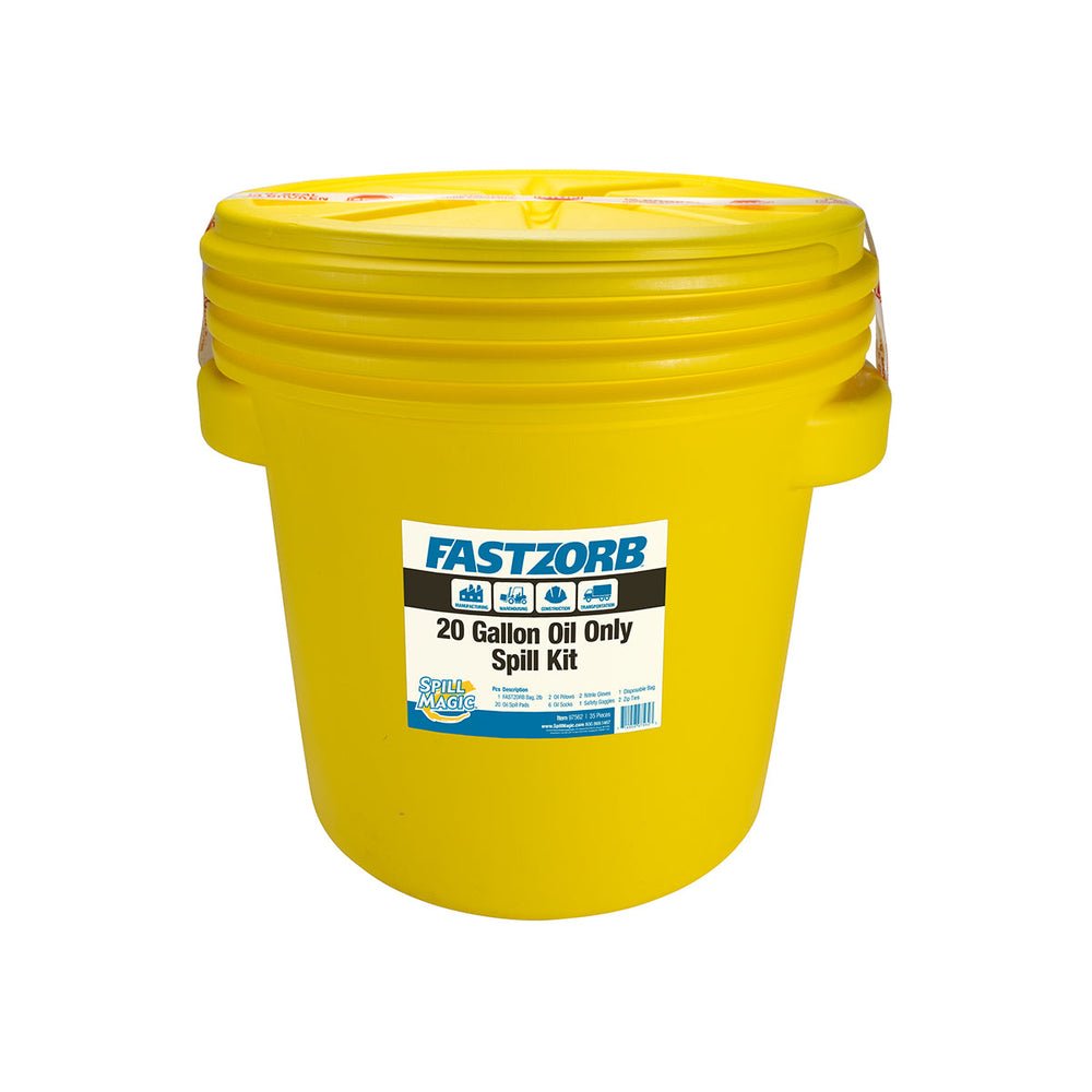 First Aid Only FASTZORB 20 Gallon Oil-Only Spill Kit