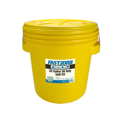 First Aid Only FASTZORB 20 Gallon Oil-Only Spill Kit