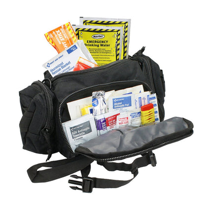 First Aid Only First Aid 3 Day Survival Kit with Emergency Food and Water, Black (73 Piece Kit)