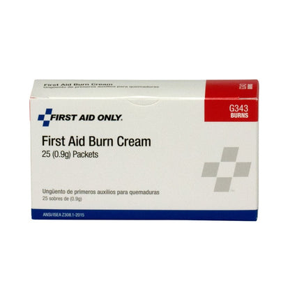 First Aid Only First Aid Burn Cream, 25 Per Box