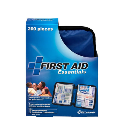 First Aid Only Essentials First Aid Kit, 199 Piece, Fabric Case