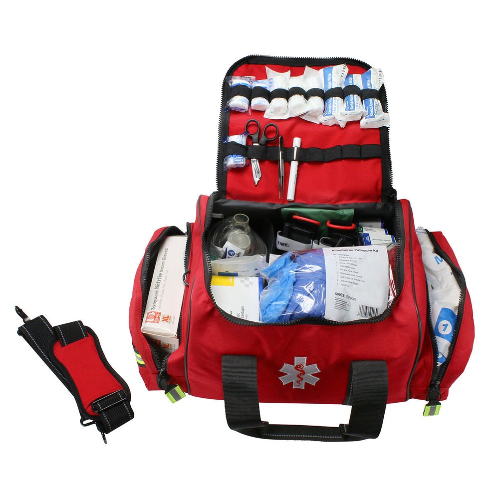 First Aid Only First Responder Bag, Standard plus Bleed Control, Airway Mgmnt. and BBP