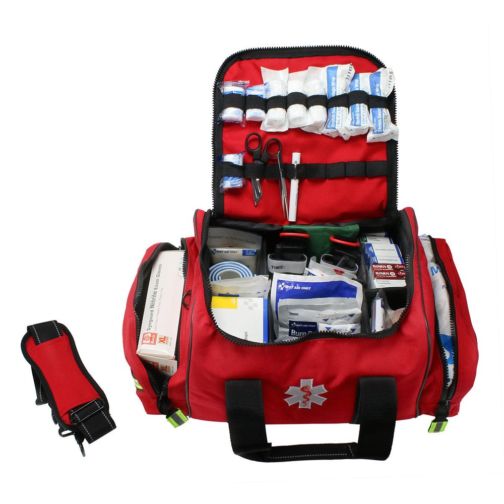 First Aid Only First Responder Bag, Standard plus Bleed Control