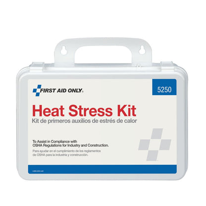 First Aid Only Heat Stress Kit, Plastic Case