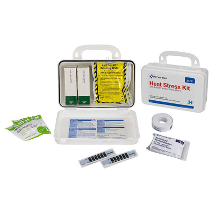 First Aid Only Heat Stress Kit with Solid.H Instant Electrolytes, Medium