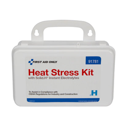 First Aid Only Heat Stress Kit with Solid.H Instant Electrolytes, Medium