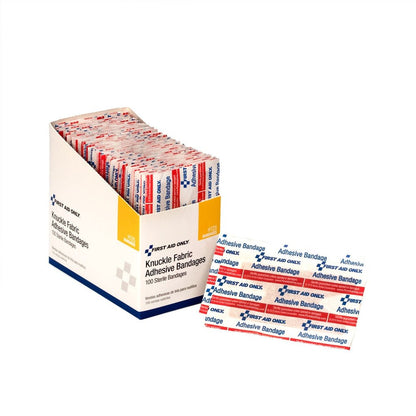 First Aid Only Heavy Woven Knuckle Bandages, 100 Per box