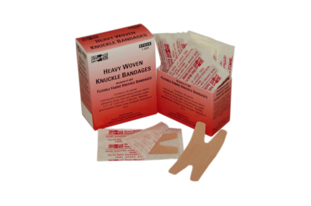 First Aid Only Heavy Woven Knuckle Bandages, 25 Per Box