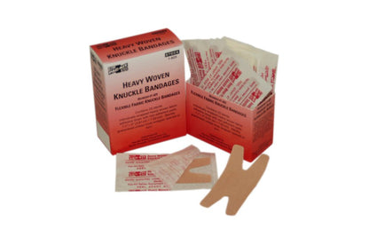 First Aid Only Heavy Woven Knuckle Bandages, 25 Per Box