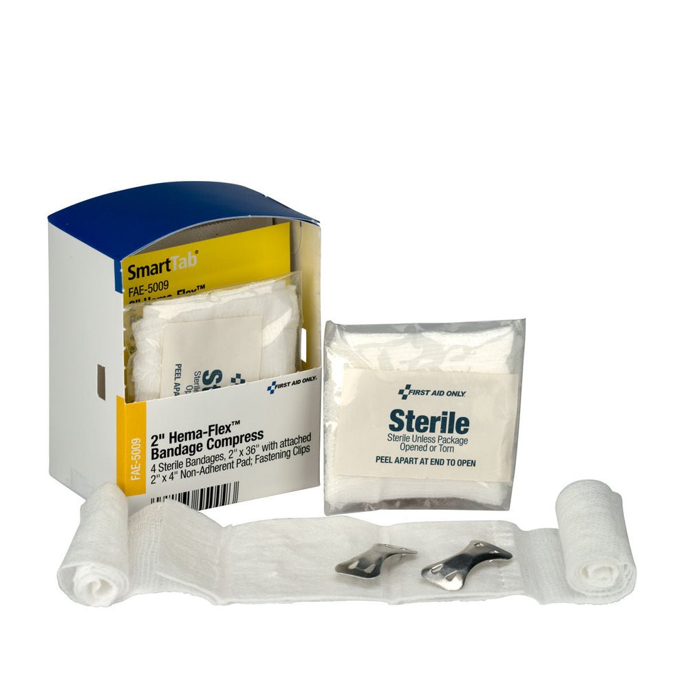 SmartCompliance Refill 2" Hema-Flex Bandage Compress, 4 Per Box