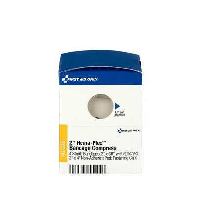 SmartCompliance Refill 2" Hema-Flex Bandage Compress, 4 Per Box