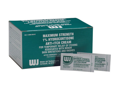 First Aid Only Hydrocortisone Cream, 144 per Box