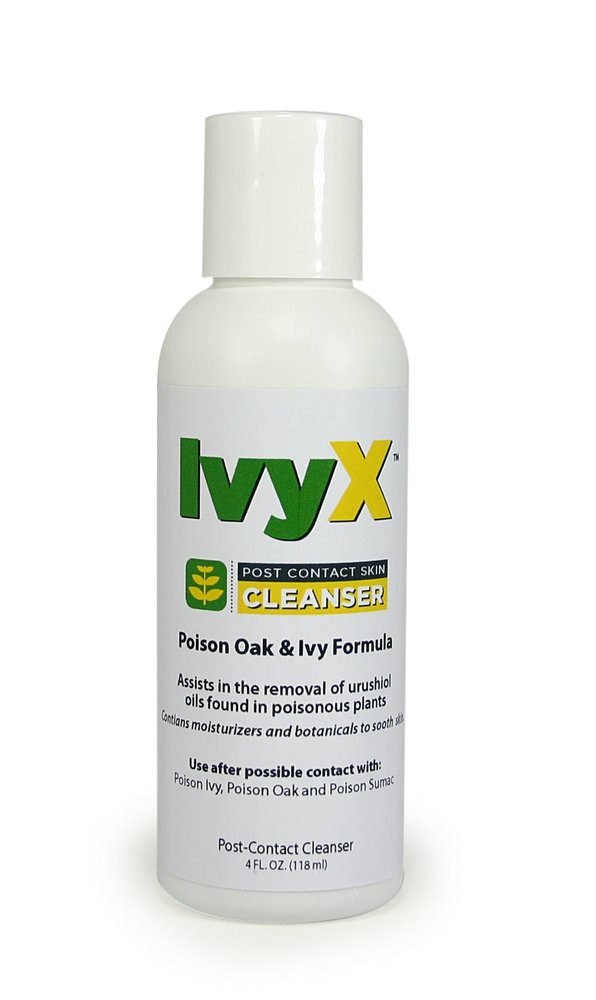 First Aid Only IvyX Post-Contact Cleanser, 4 oz. Bottle, Case of 12