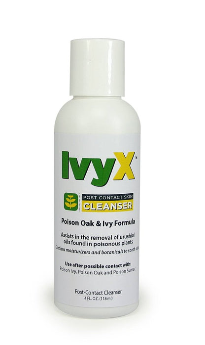 First Aid Only IvyX Post-Contact Cleanser, 4 oz. Bottle, Case of 12