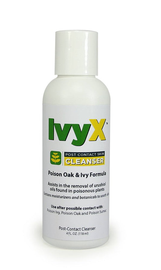 First Aid Only IvyX Post-Contact Cleanser, 4 oz. Bottle, Case of 12