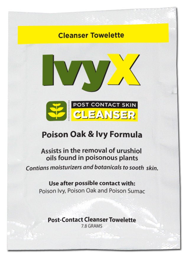 First Aid Only IvyX Post-Contact Cleanser Packets, 25 Per Box