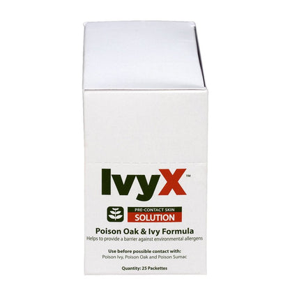 First Aid Only IvyX Pre-Contact Lotion Packets, 25 Per Box. Poison Oak & Ivy Formula