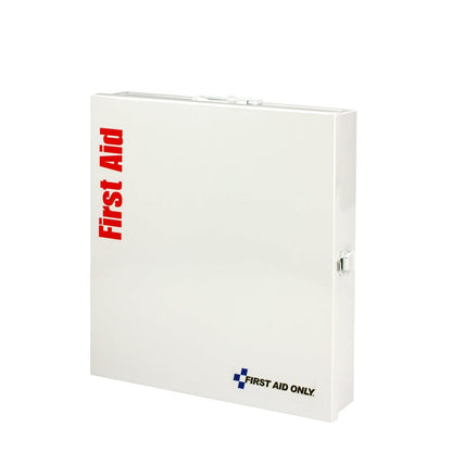First Aid Only 50 Person Large Metal SmartCompliance First Aid Cabinet without medications