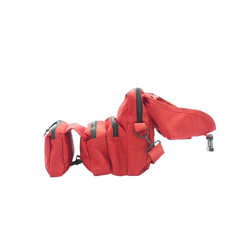 Elite First Aid M-3 Medic First Aid Tri-Fold Bag - Red