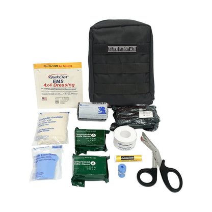 Elite First Aid Military IFAK Advanced Kit - Black