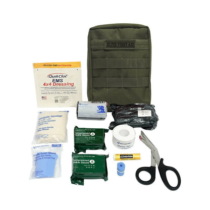 Elite First Aid Military IFAK Advanced Kit - Olive Drab