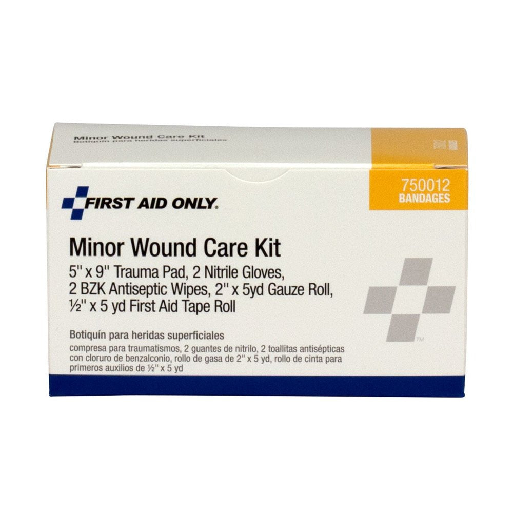 First Aid Only Minor Wound Care Kit, Unit Box