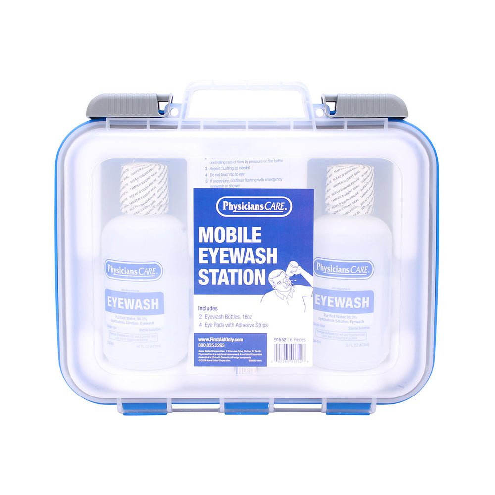 First Aid Only Mobile Eyewash Station, 6 Pieces (Case of 6)