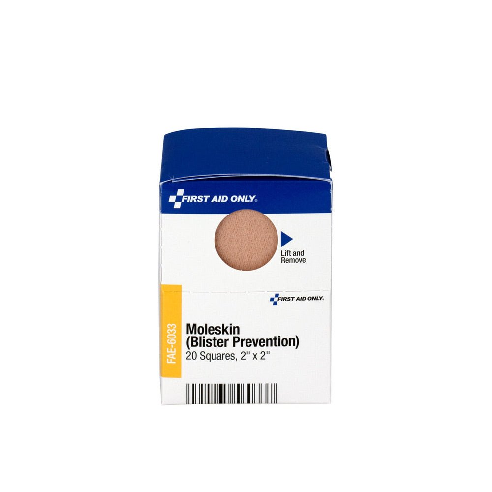 SmartCompliance Refill 2" x 2" Moleskin Blister Prevention, 20 per Box