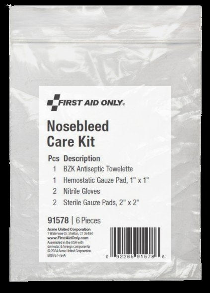 First Aid Only Nosebleed Care Kit (Case of 25)