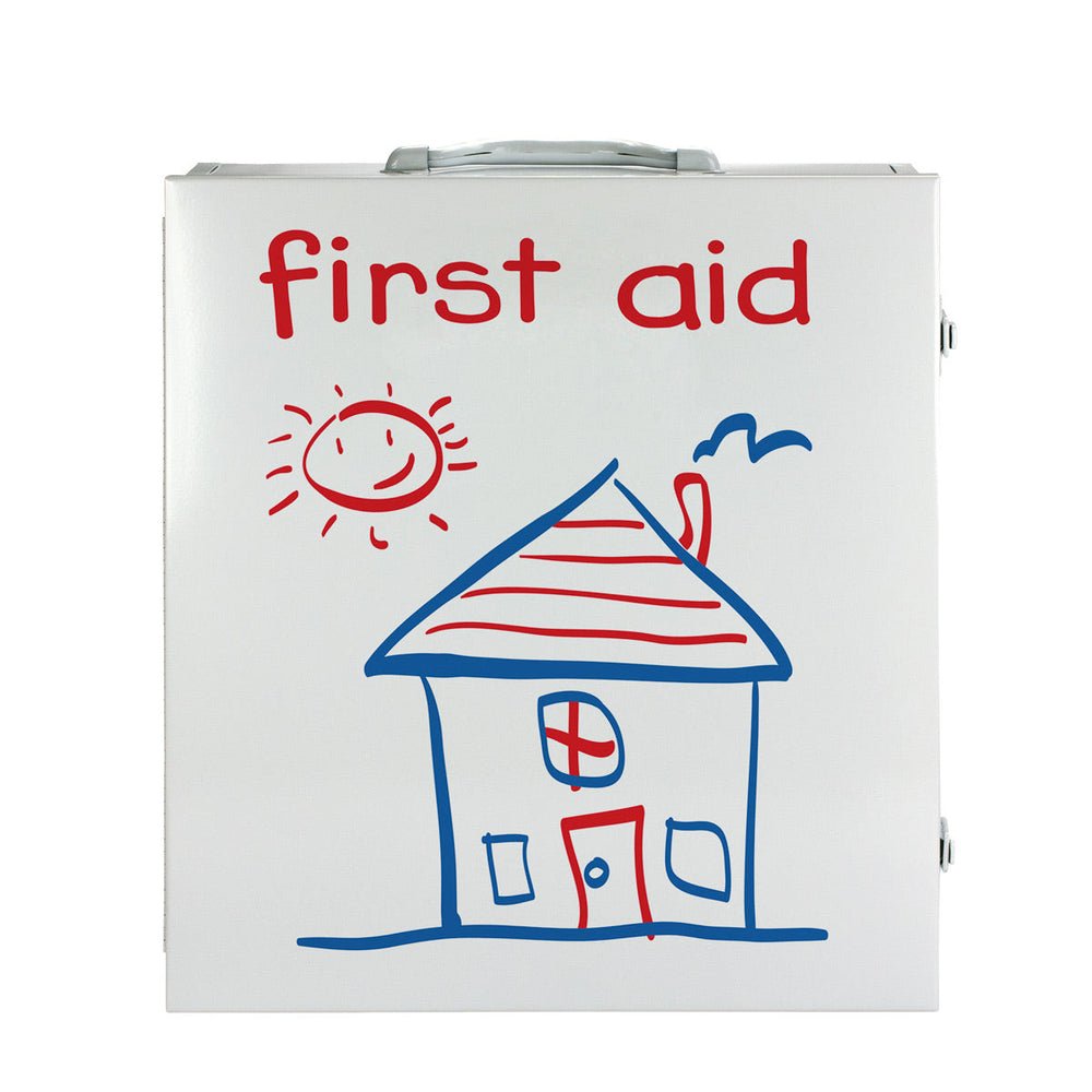 First Aid Only Pediatric 3 Shelf First Aid Metal Station