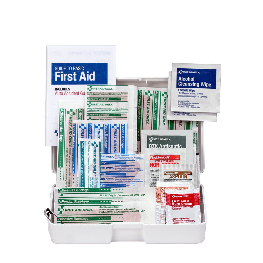 First Aid Only Personal First Aid Kit, 47 Piece, Plastic Case