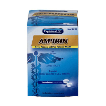 PhysiciansCare Aspirin Tablets, 50 count, 325mg