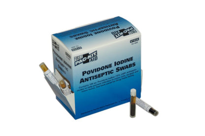 First Aid Only Povidone Iodine First Aid Antiseptic Swab (Box of 100)