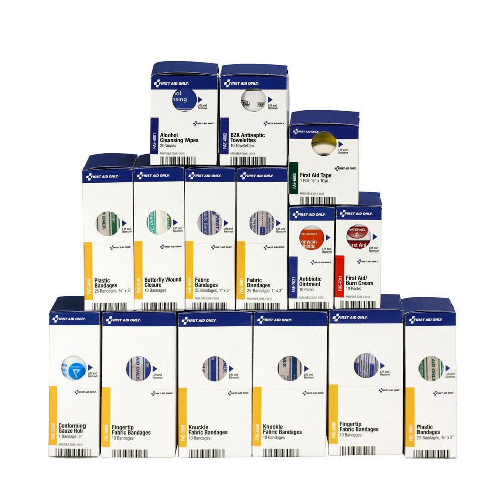 First Aid Only Refill for SmartCompliance General Business First Aid Cabinet (1001-FAE-0103)