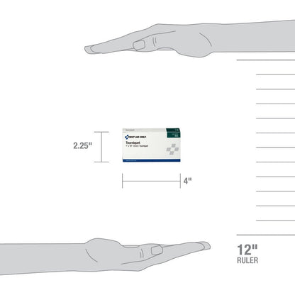First Aid Only 1" x 18" Rubber Tourniquet, 1 Per Box