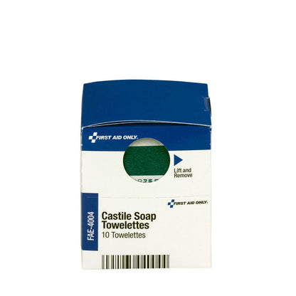 SmartCompliance Refill Castile Soap Wipes, 10 Per Box