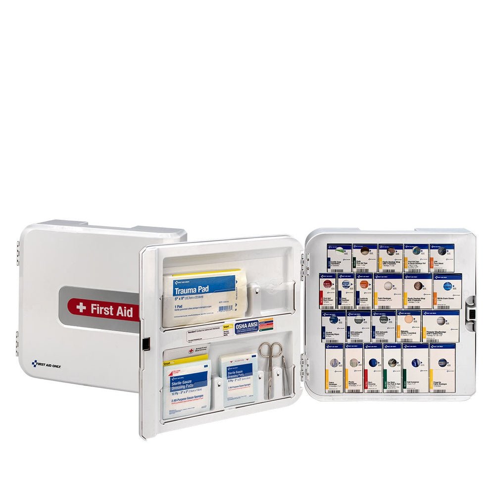 SmartCompliance Complete First Aid Plastic Cabinet, ANSI 2021 A+ without Meds