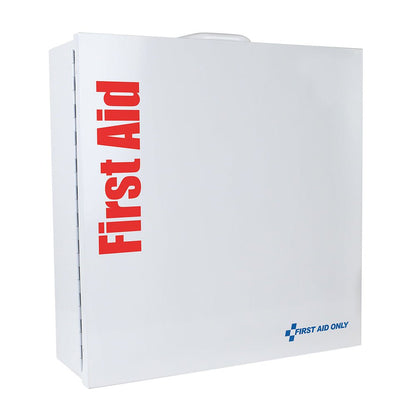 SmartCompliance Large ANSI 2021 B Metal First Aid Cabinet with Medications for General Business