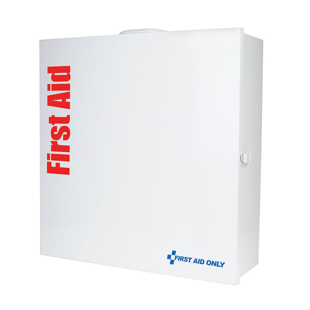 SmartCompliance Large ANSI 2021 B Metal First Aid Cabinet without Medications for Food Service
