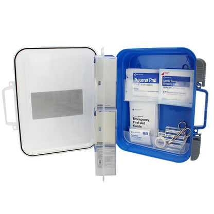 SmartCompliance Mobile 25 Person ANSI A Clear Front First Aid Kit, ANSI 2021 Compliant