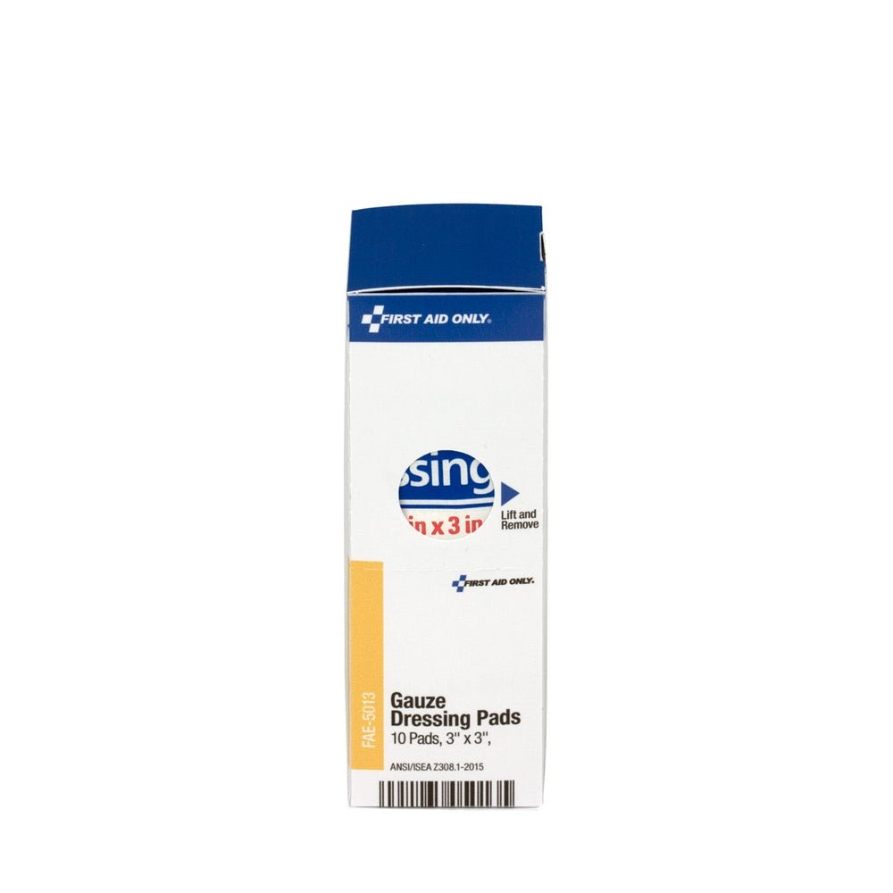 SmartCompliance Refill 3"x 3" Sterile Gauze Pads, 10 Per Box
