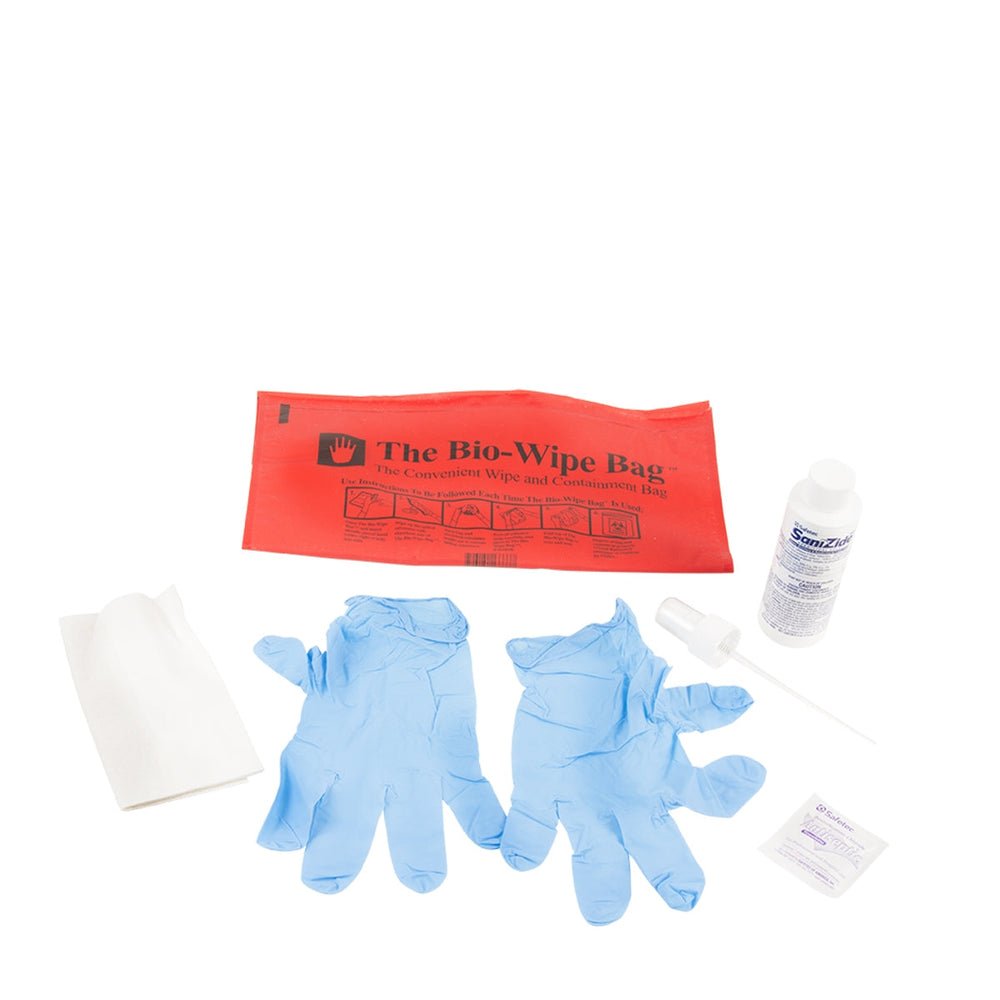 First Aid Only Bio Spill Kit, Wipe & Go (Case of 40)