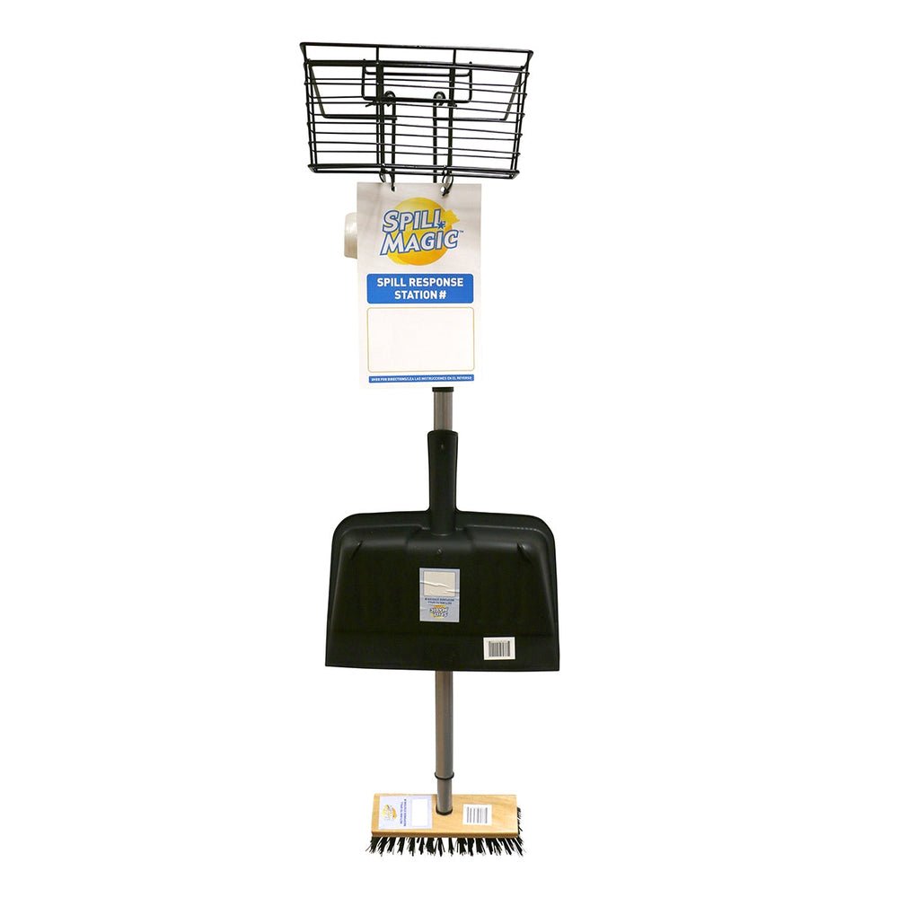 Spill Magic Spill Response Station with Pocket Pad Basket, No Bottle