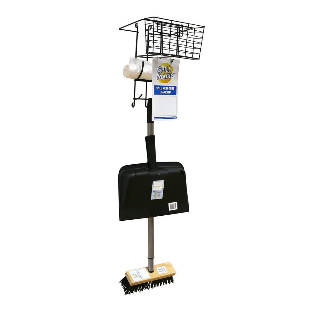 Spill Magic Spill Response Station with Pocket Pad Basket, No Bottle