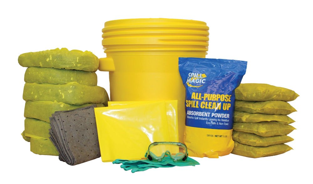 Spill Magic Universal Spill Kit in Bucket, 20 Gallon