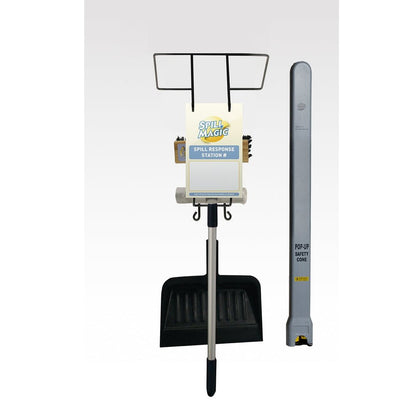 Spill Magic Spill Response Station & 1 20" Cone, No Bottle