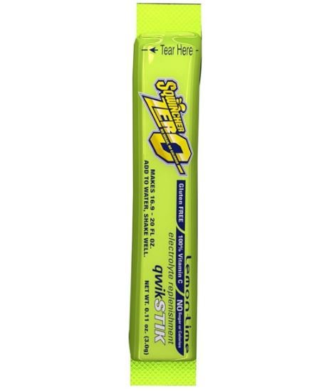 PhysiciansCare Sqwincher Zero Qwik Stik Electrolyte Powder Packets, Bag of 50